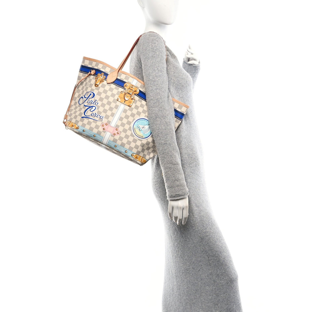 Damier Azur Summer Trunks Porto Cervo Neo Neverfull MM