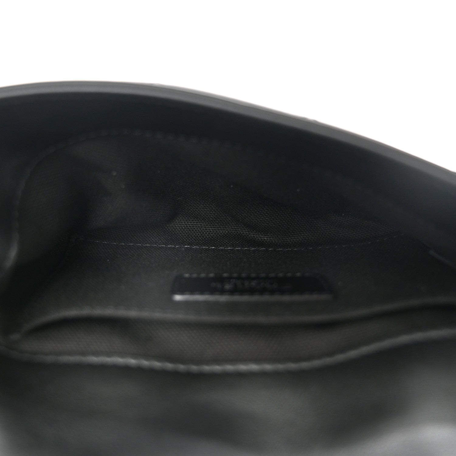 Calfskin Quilted CC Uniform Flap Belt Bag Black