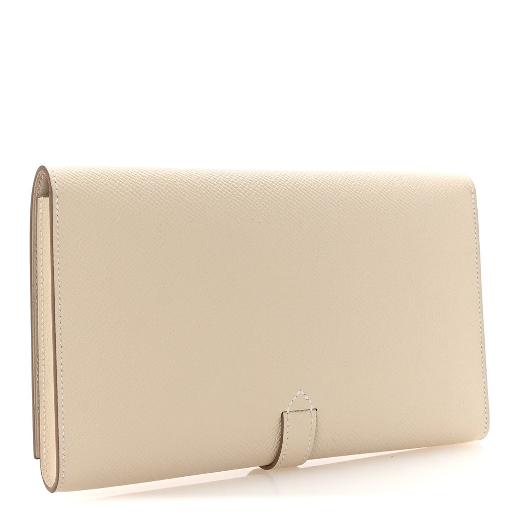 Epsom New H Passant Toutenmain Wallet Craie