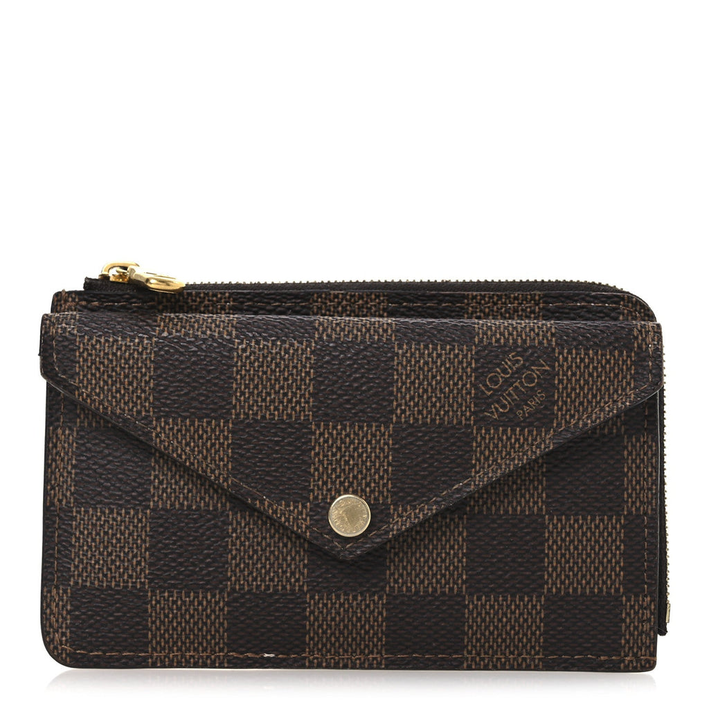 Damier Ebene Recto Verso  Holder Rose Ballerine