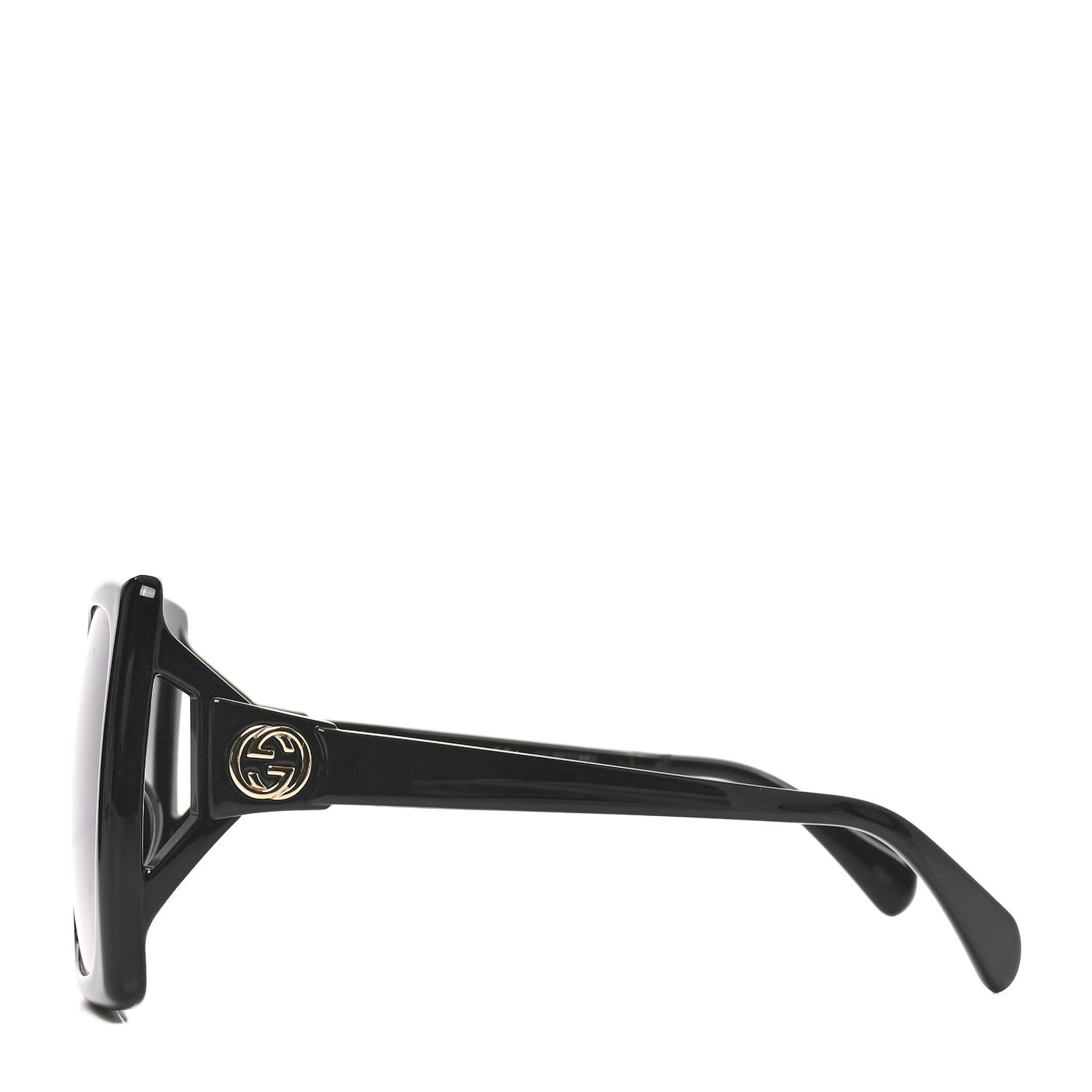 Acetate Square Frame Sunglasses GG0876S Black
