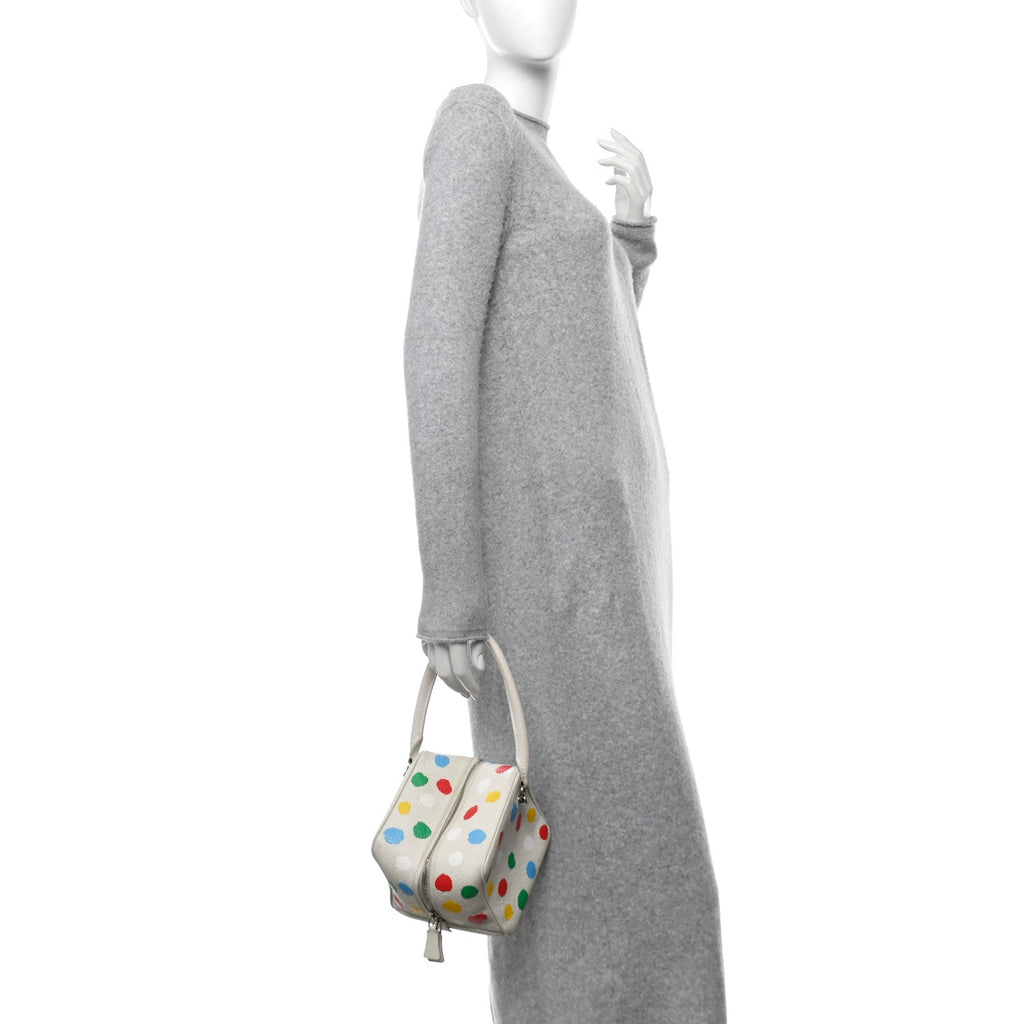 LV X YK Empreinte Square Bag White