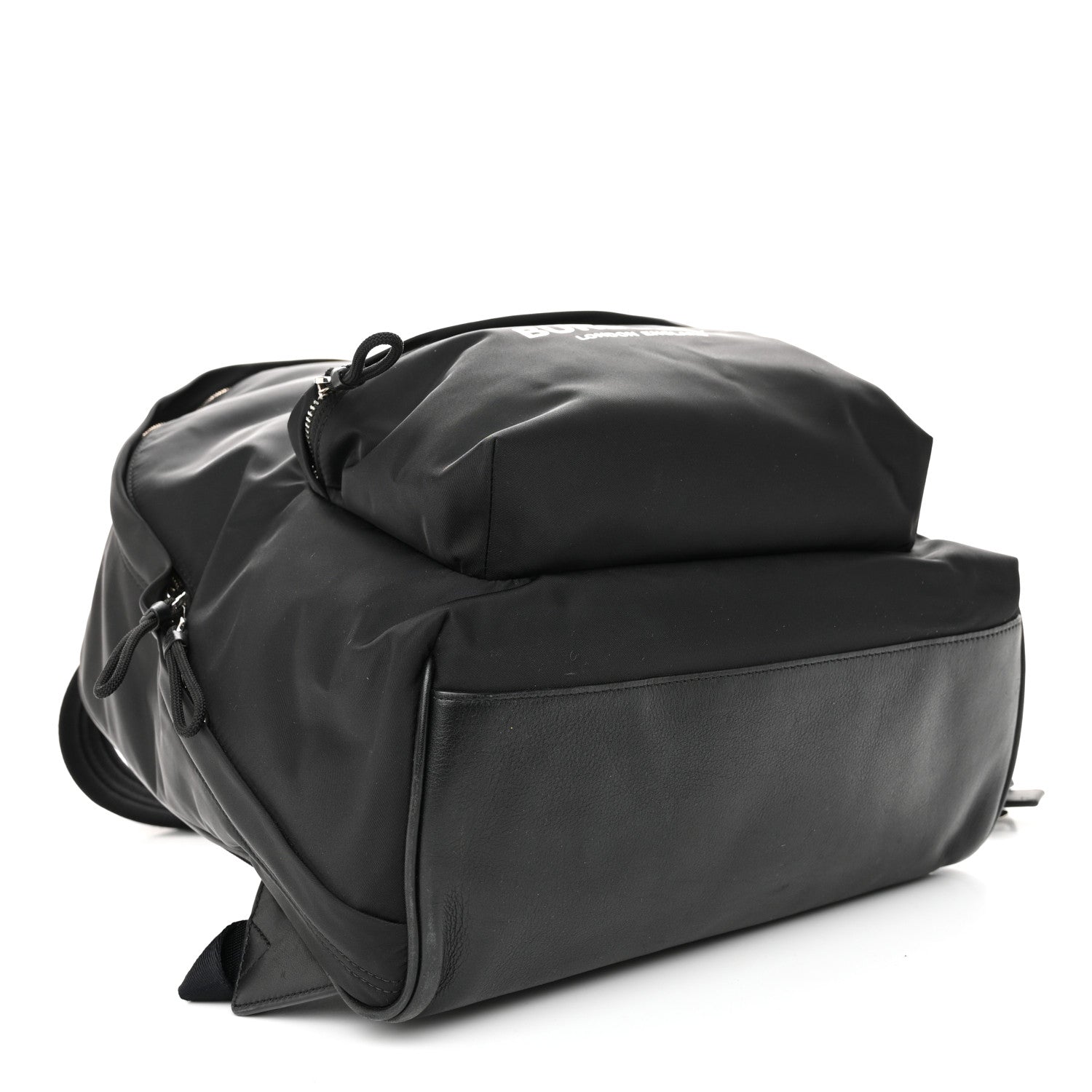 Nylon Logo Print Jett Backpack Black