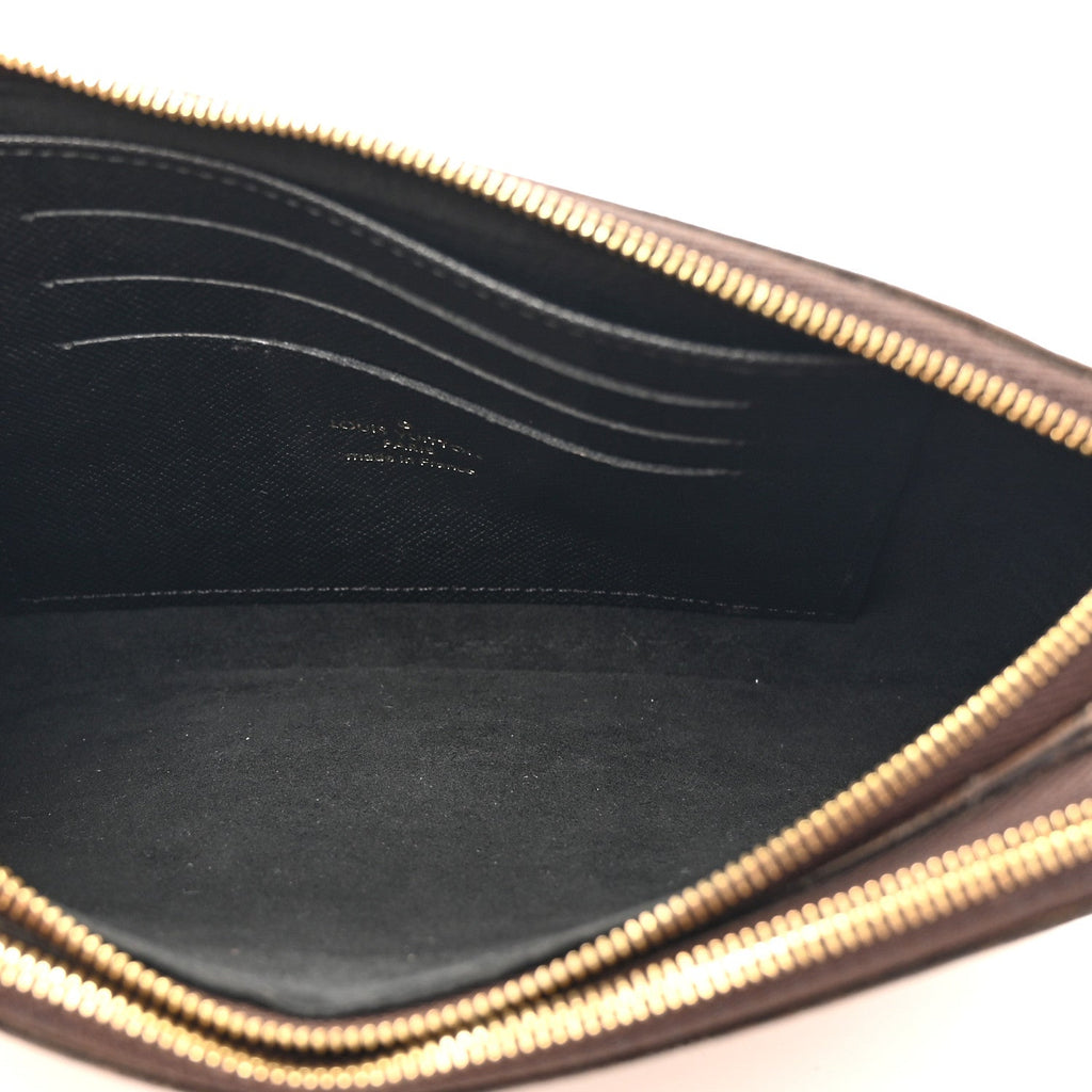 Reverse Monogram Giant Double Zip Pochette