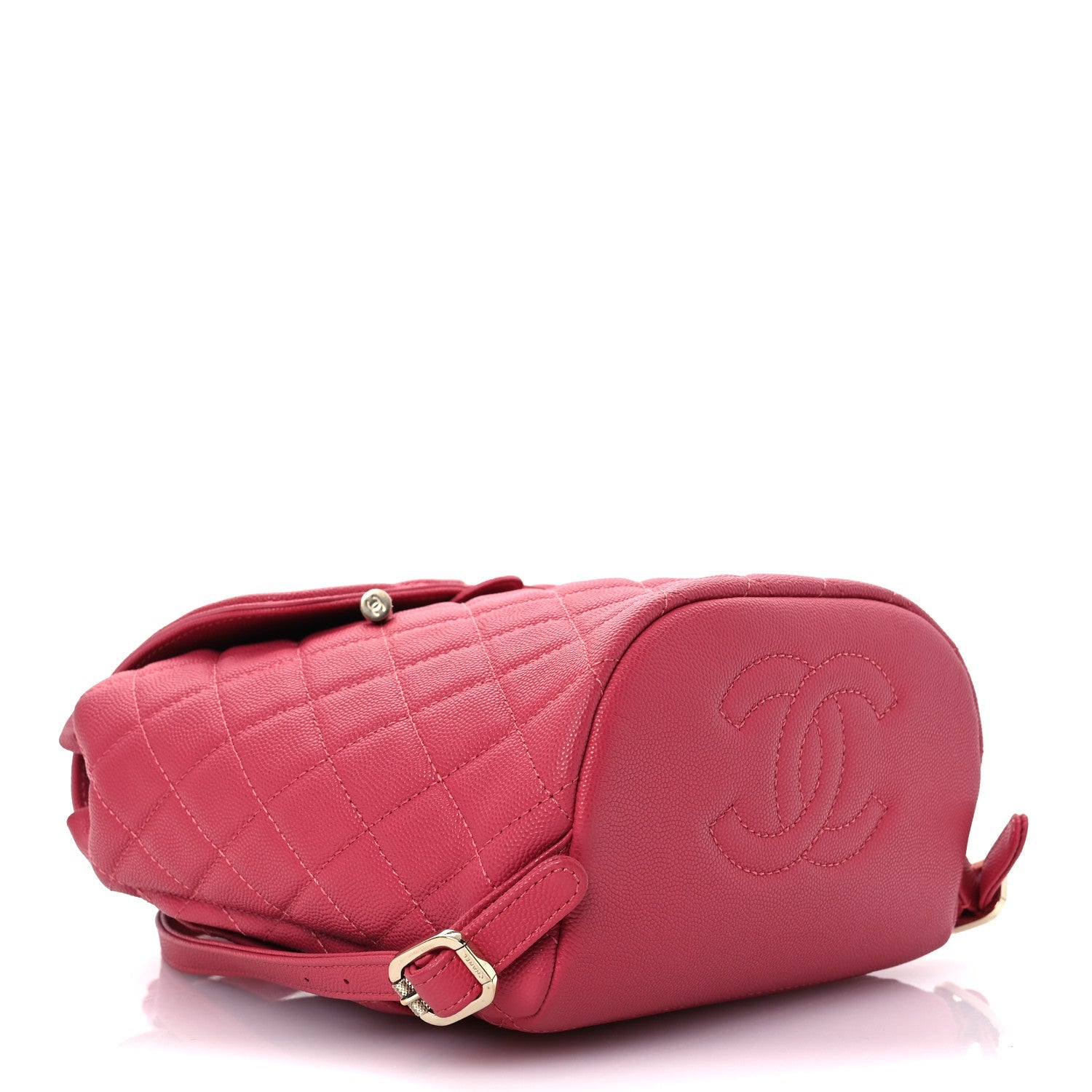 Caviar Quilted Small Filigree Backpack Pink