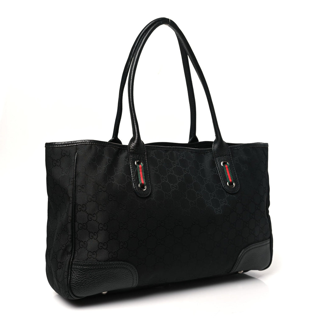 Monogram Medium Princy Tote Black