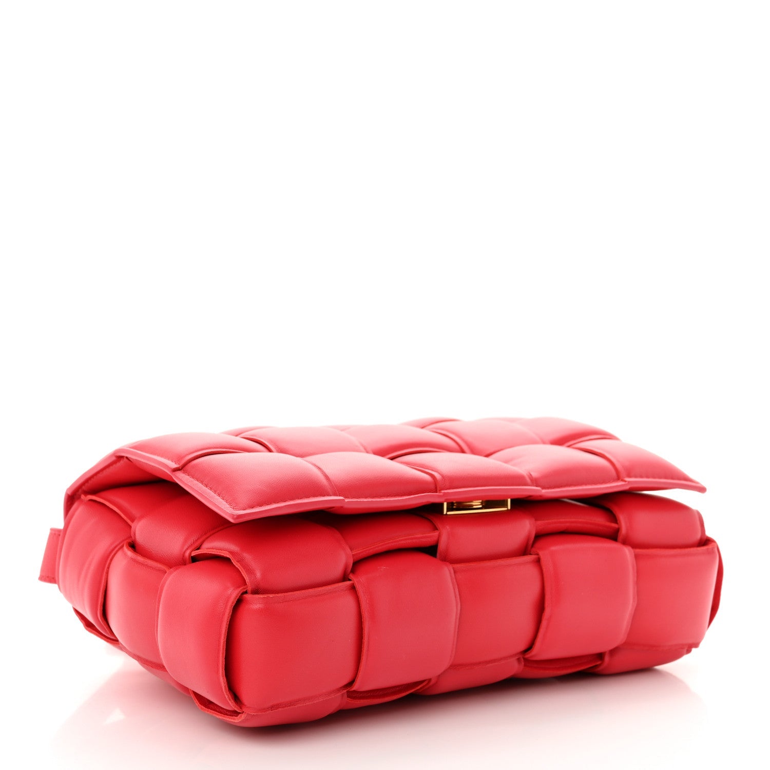 Nappa Maxi Intreccio Padded Cassette Crossbody Bag Firework