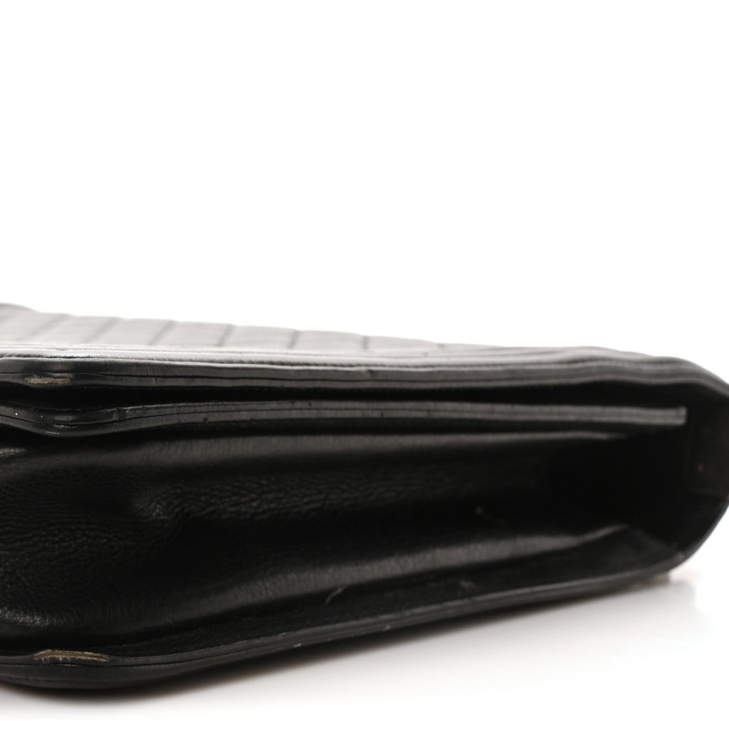 Caviar Quilted Large Boy Flap Black