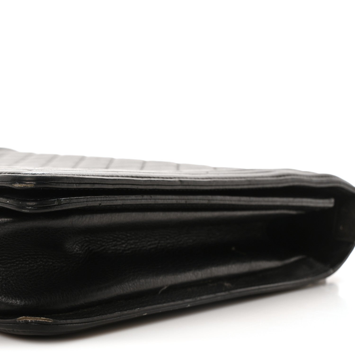 Caviar Quilted Large Boy Flap Black