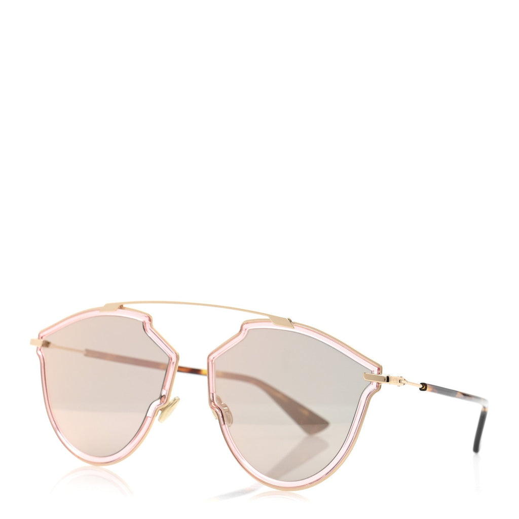 Mirrored So Real Rise Sunglasses Pink Gold