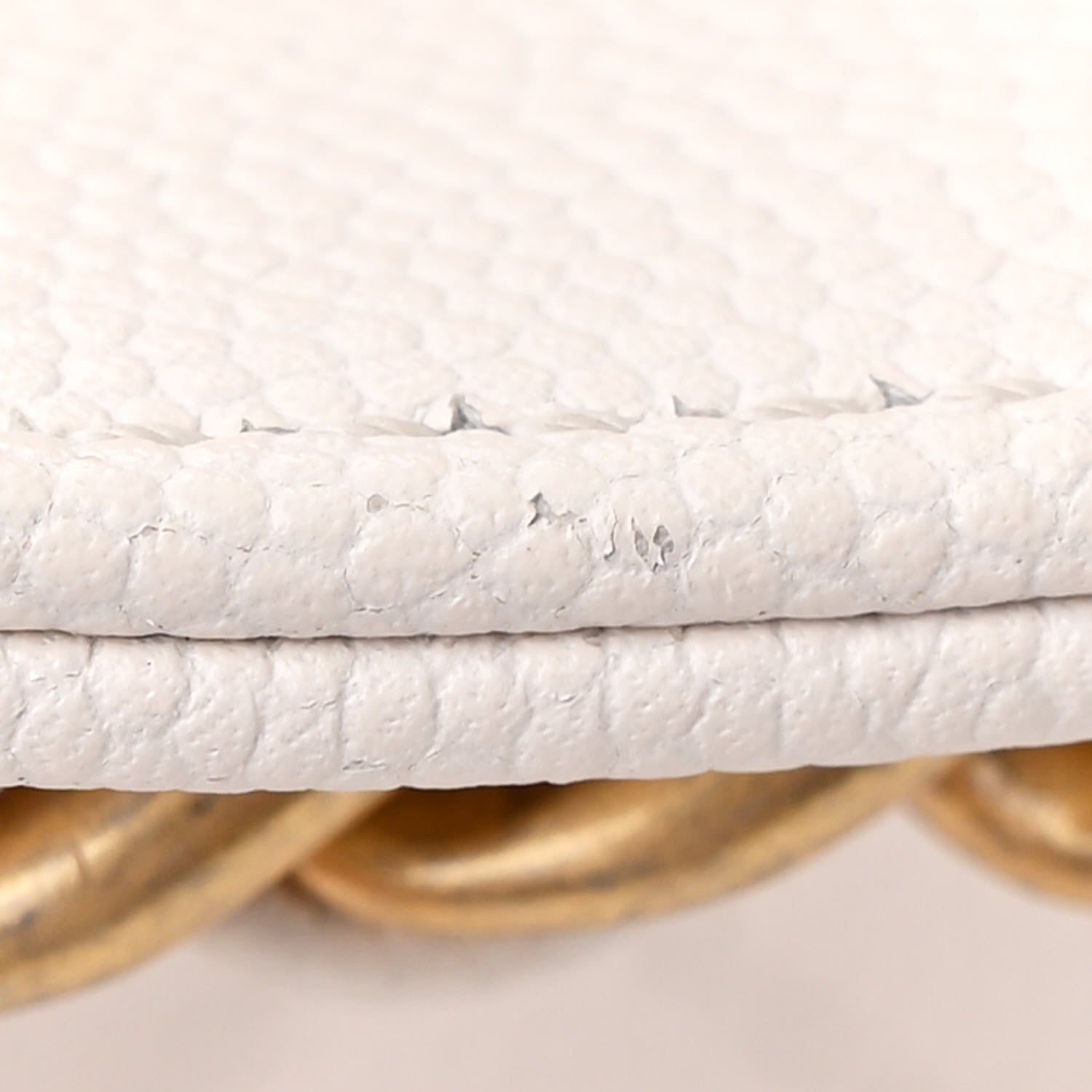 Caviar Quilted Medium Chanel 25 Handbag White