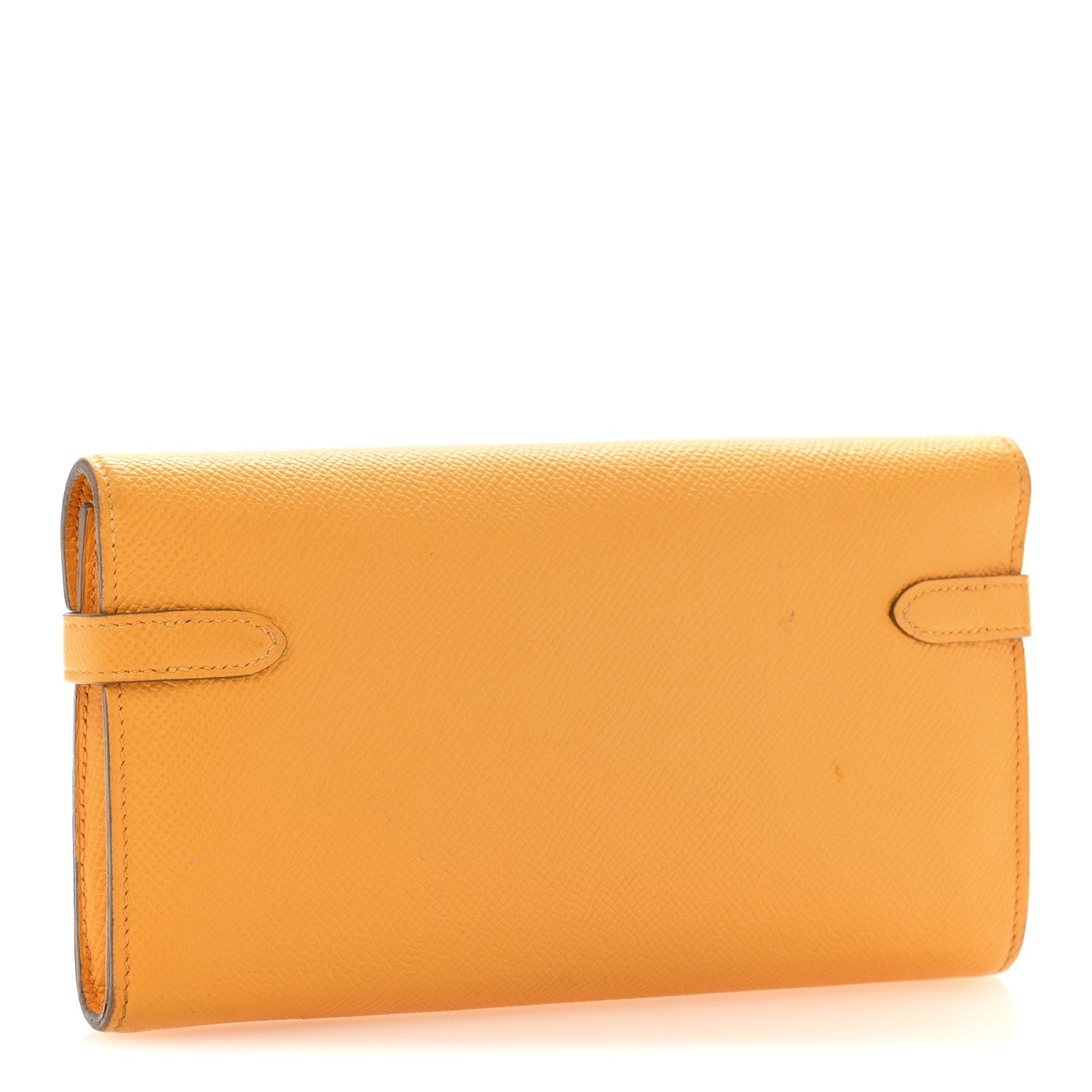 Epsom Kelly Longue Wallet Jaune Ambre
