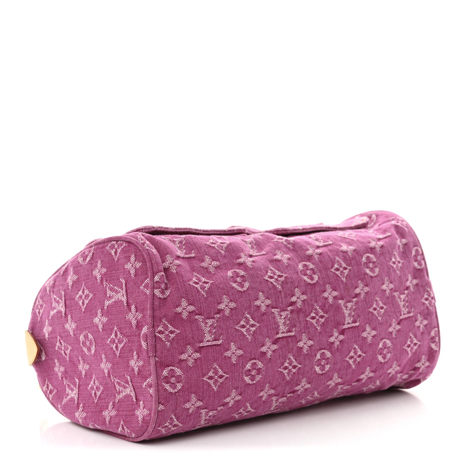 Monogram Denim Neo Speedy Fuchsia