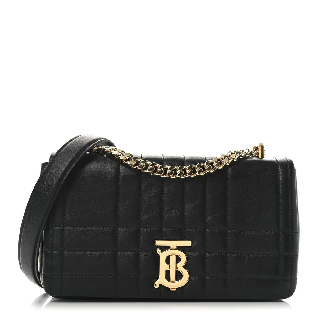 Lambskin Quilted Small Lola Bag Black