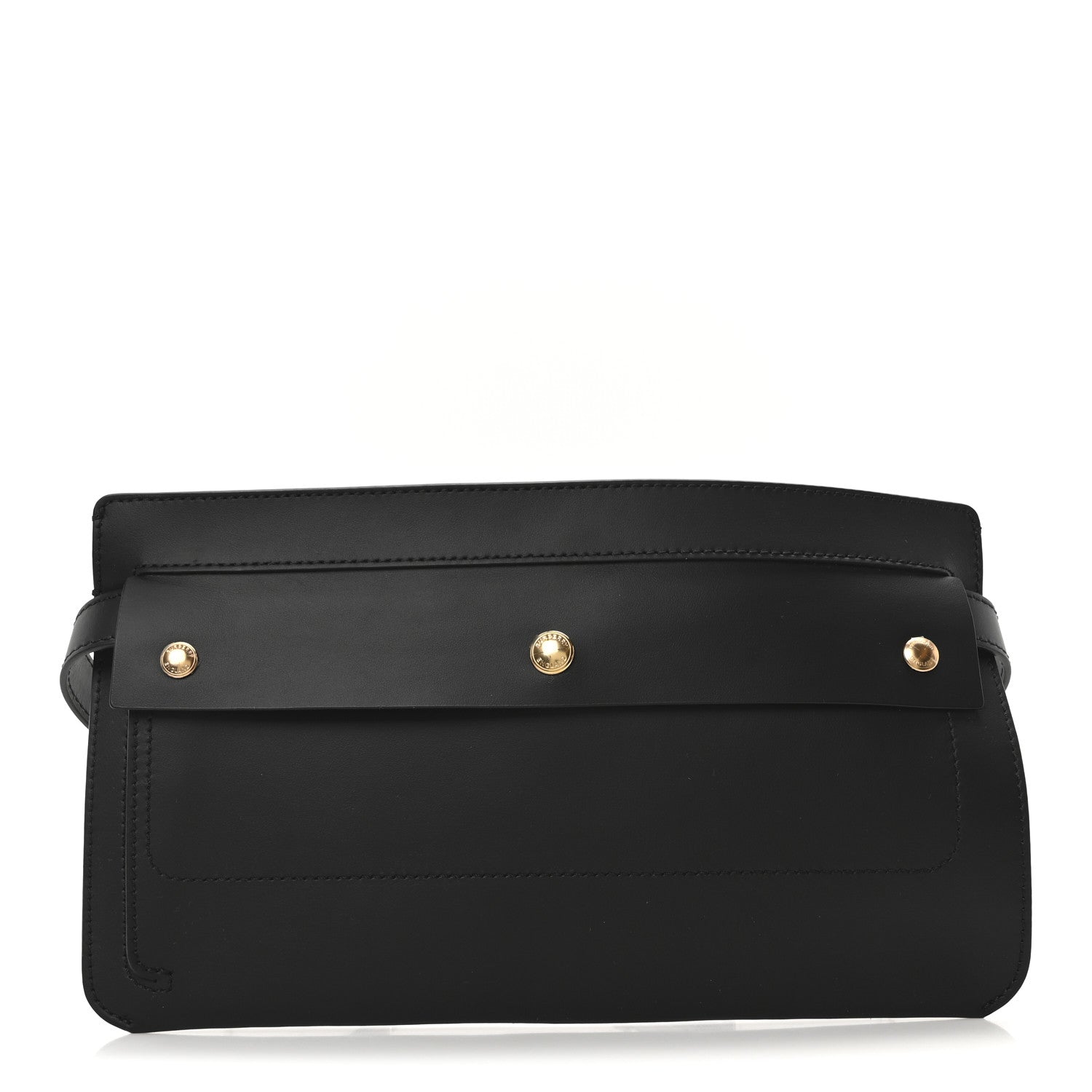 Calfksin Slim Belt Bag Black