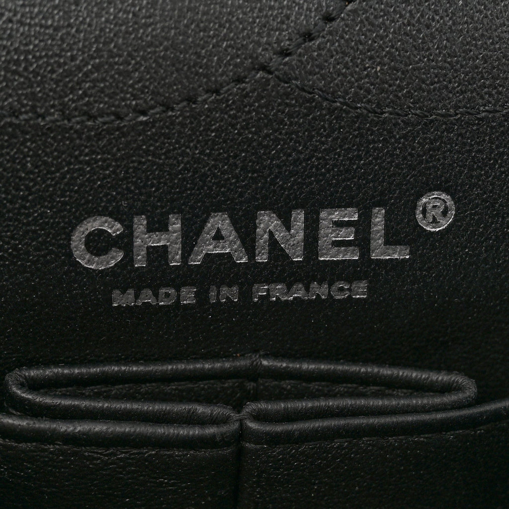 Aged Calfskin Lucky Charms 2.55 Reissue 225 Flap Black