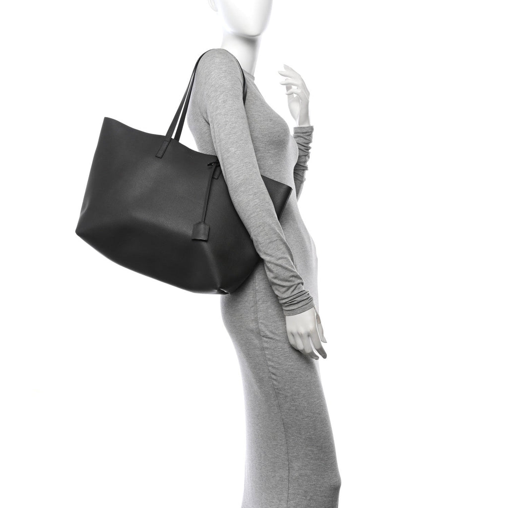 Calfskin Large Shopping Tote Earth