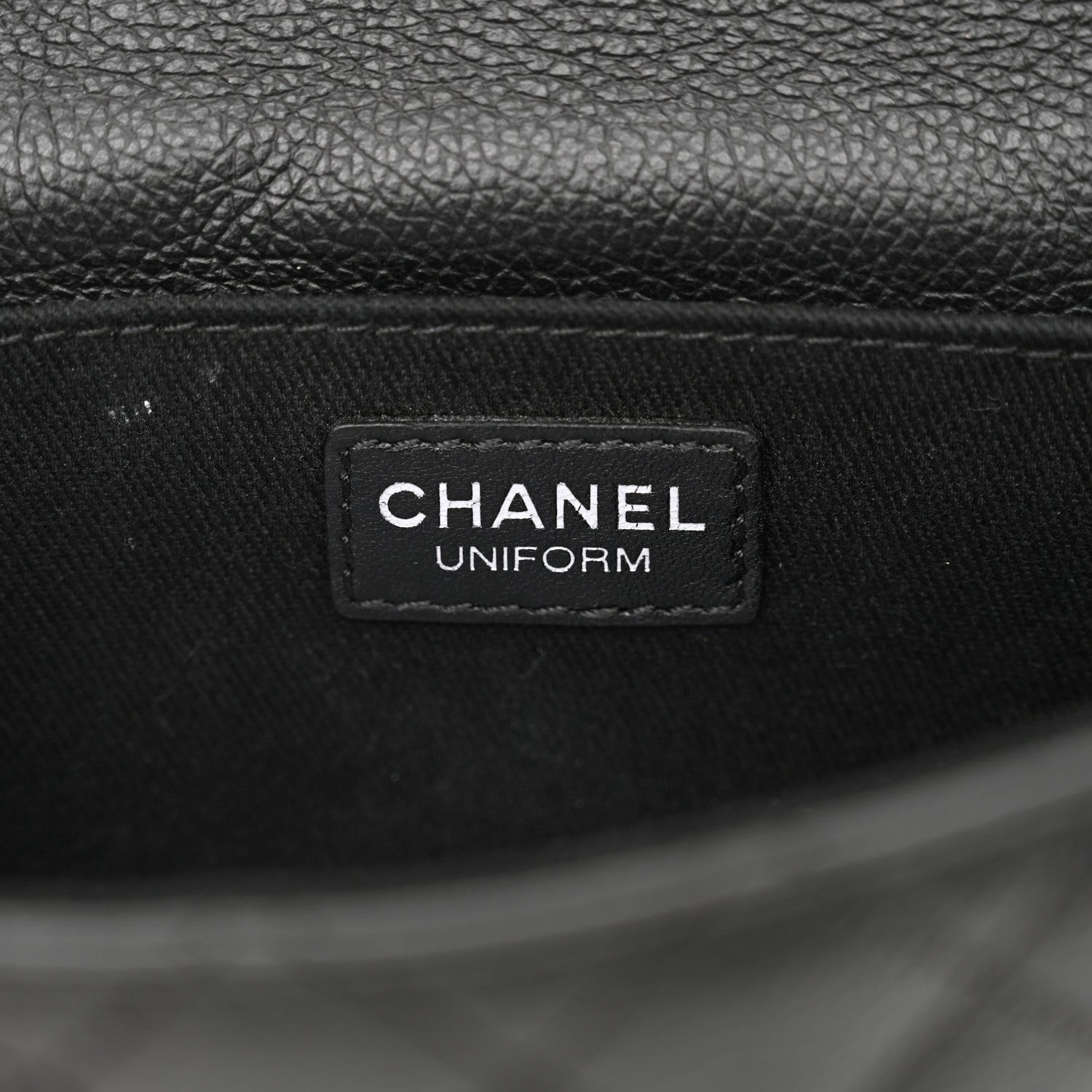 Grained Calfskin Quilted 2.55 Reissue Flap Belt Bag Clutch  Black