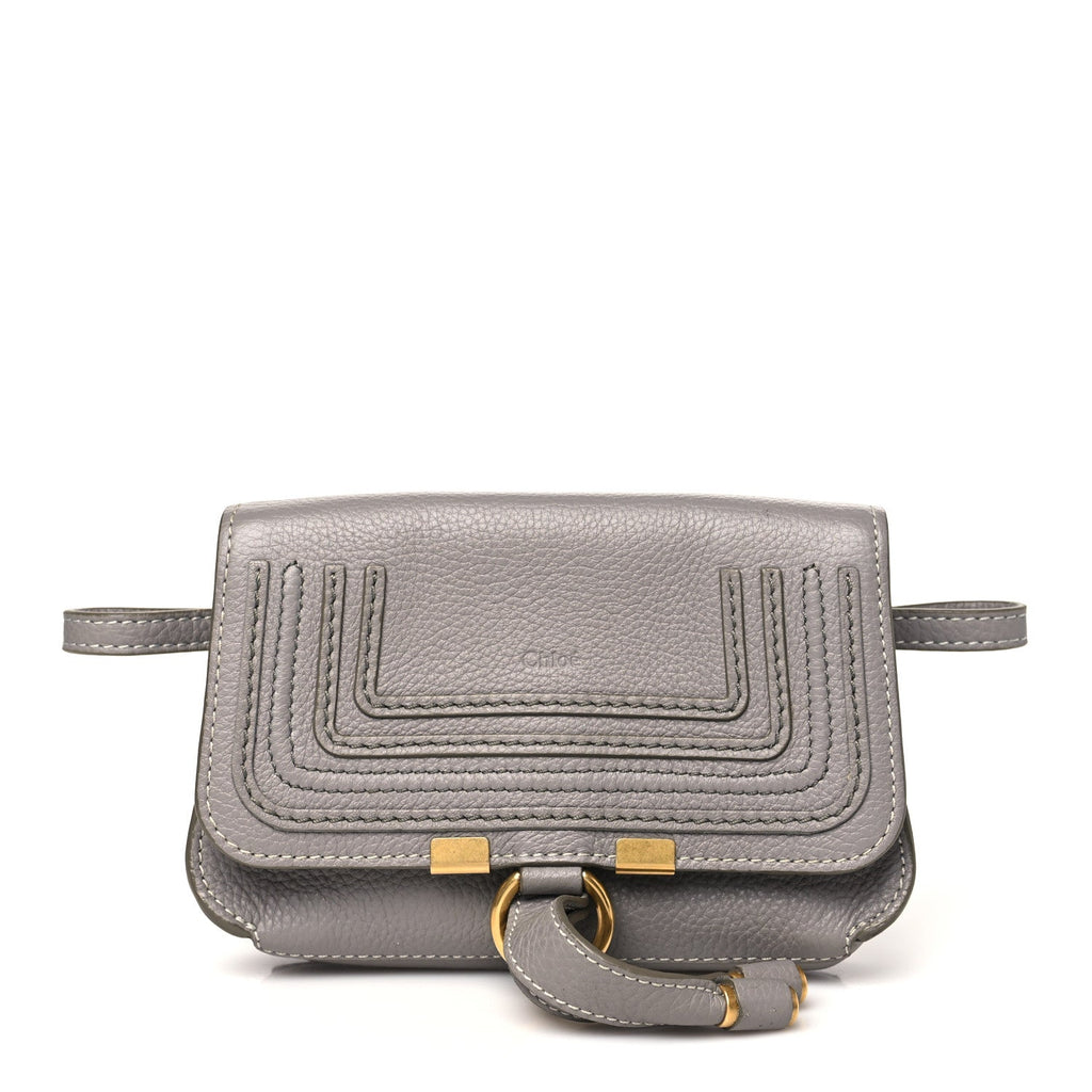 Calfskin Marcie Convertible Belt Bag Cashmere Grey