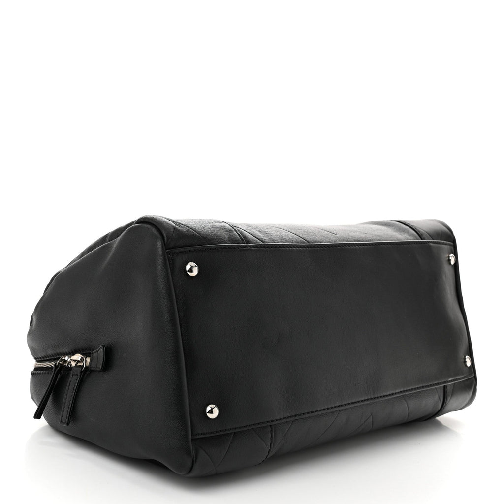 Calfskin CC Chevron All Day Long Boston Black