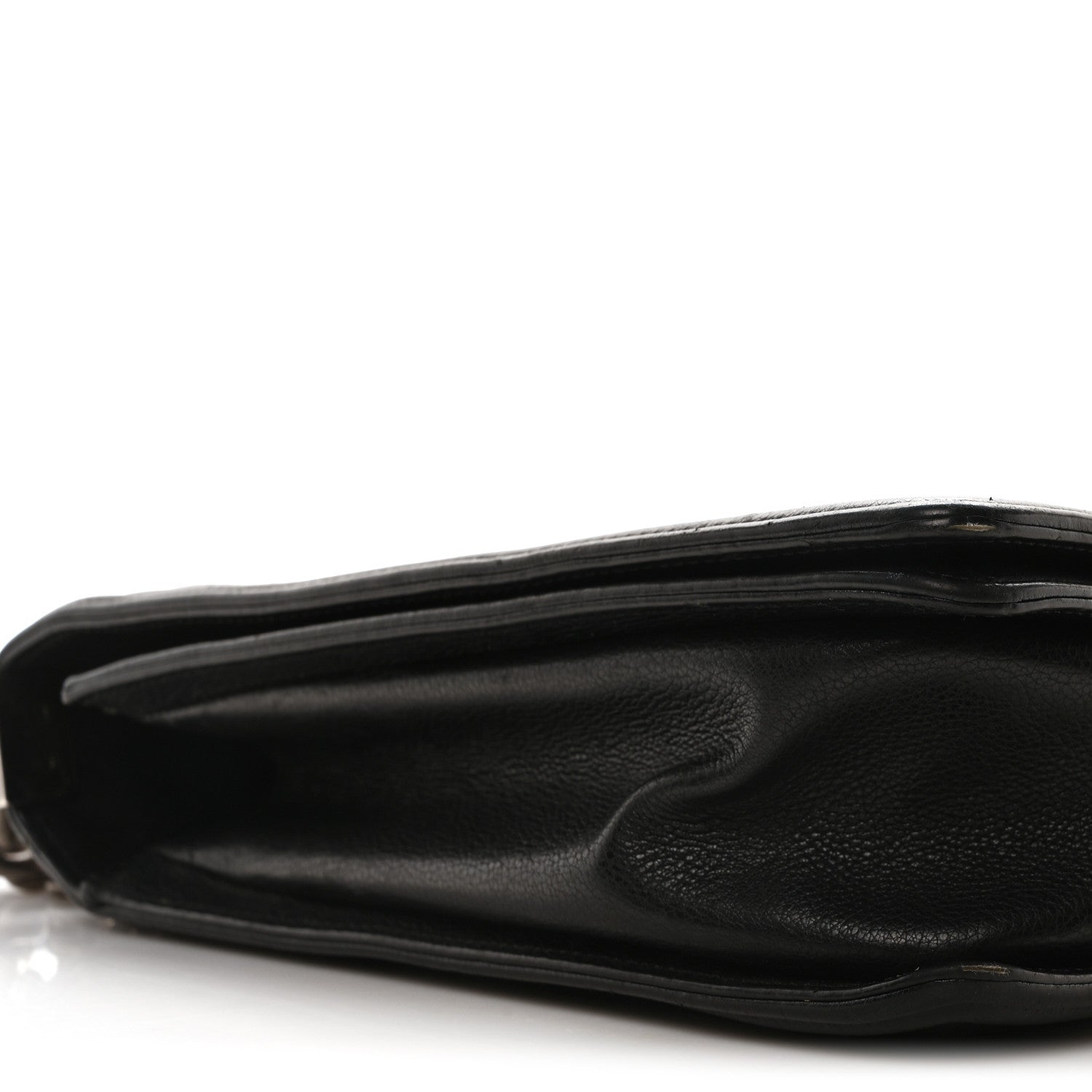 Caviar Quilted Large Boy Flap Black
