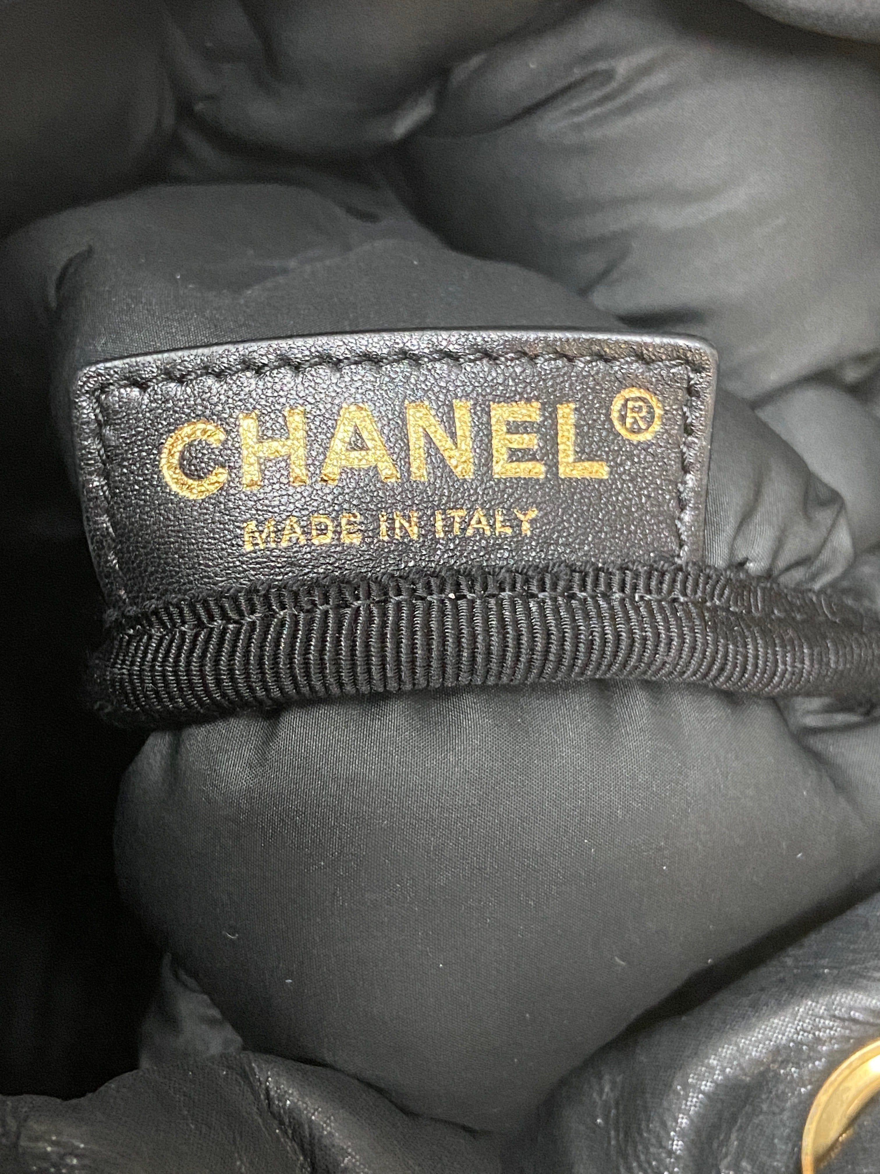 CHANEL Chesterfield Quilted Calfskin Backpack Black