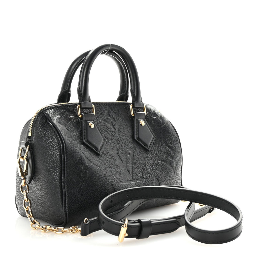 Empreinte Monogram Giant Speedy Bandouliere 20 Black
