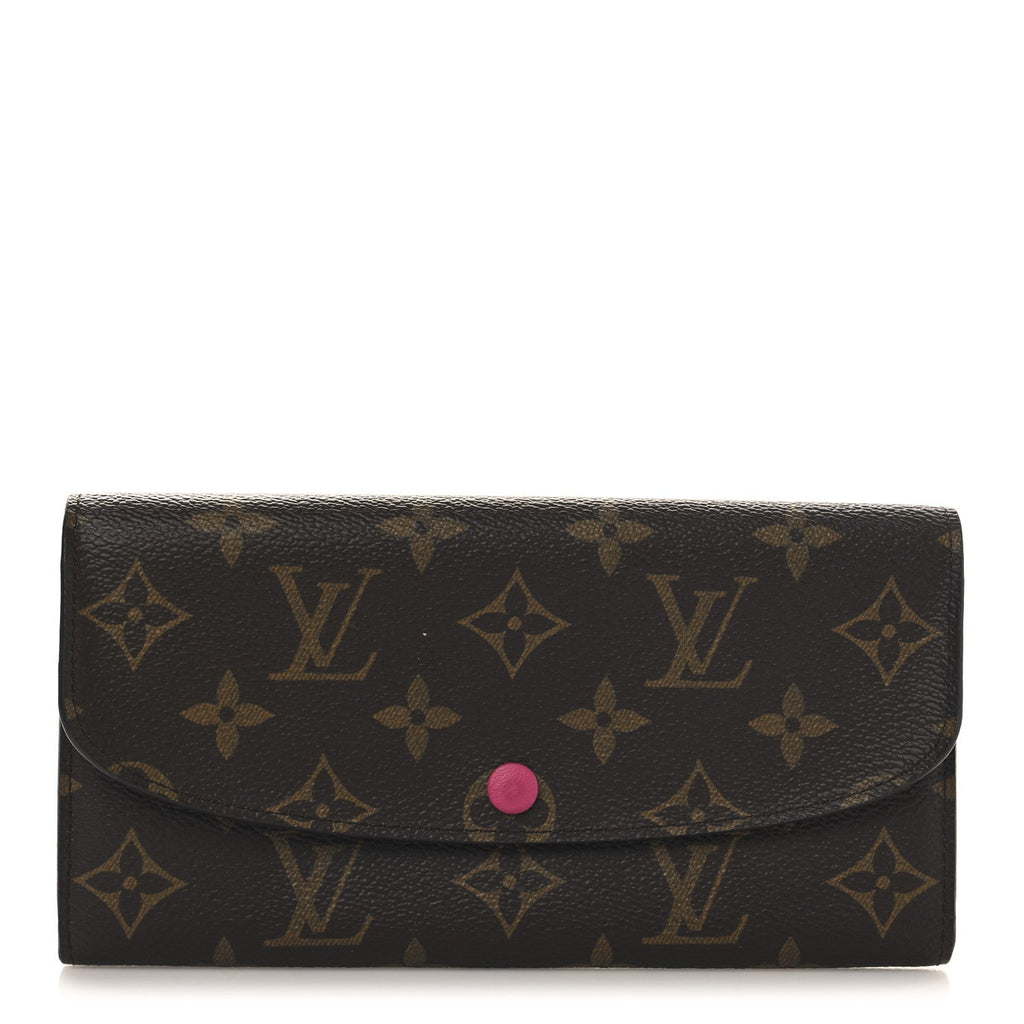 Monogram Emilie Wallet Hot Pink