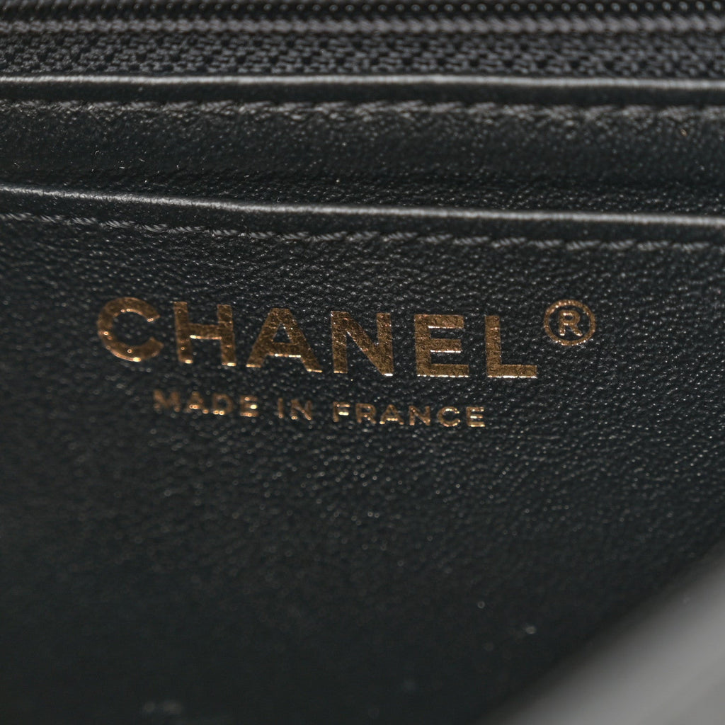 Aged Calfskin Quilted 2.55 Reissue Mini Flap Black