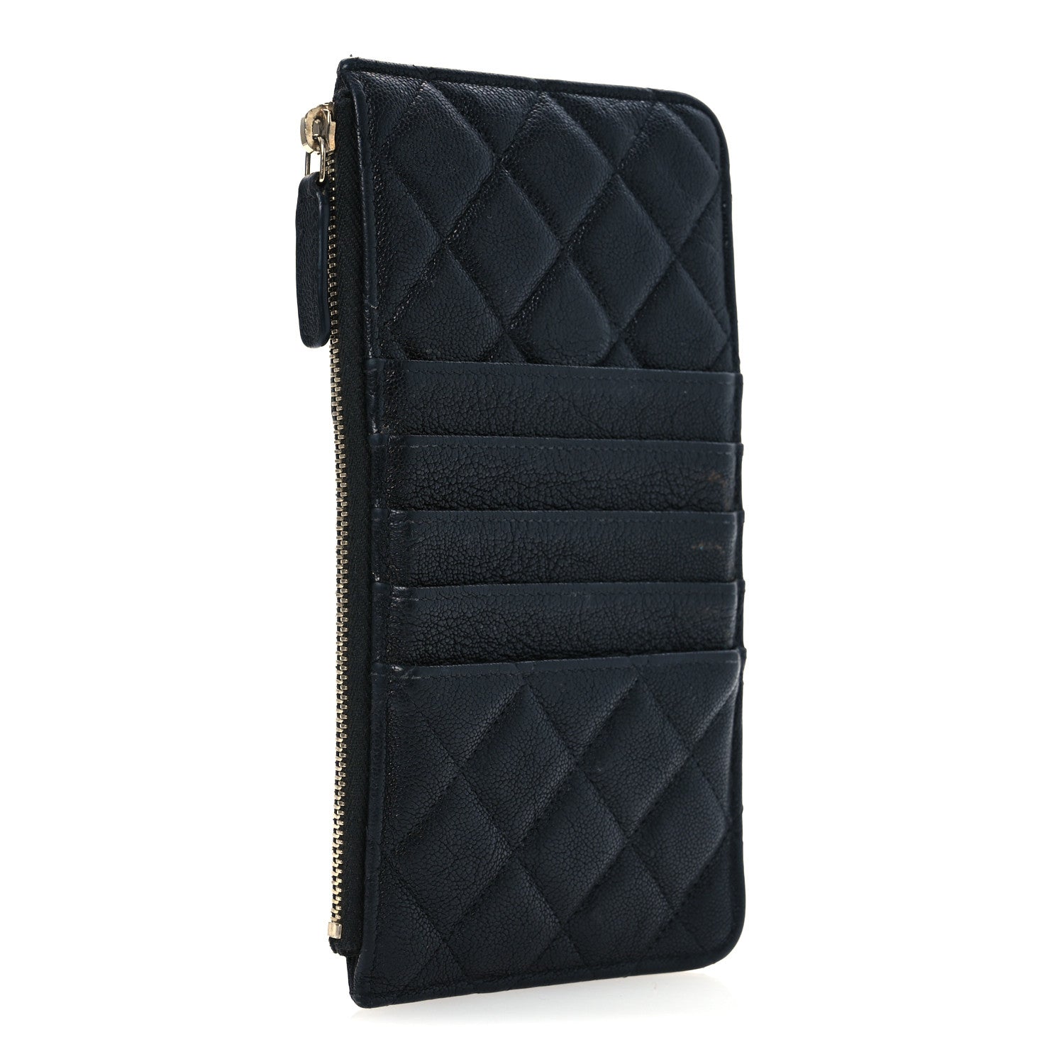 Caviar Quilted Boy iPhone Pouch Black