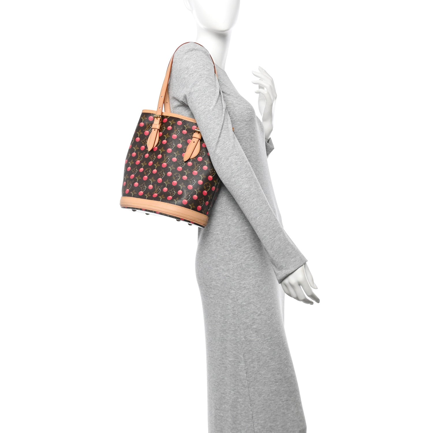 Monogram Cerises Bucket Bag