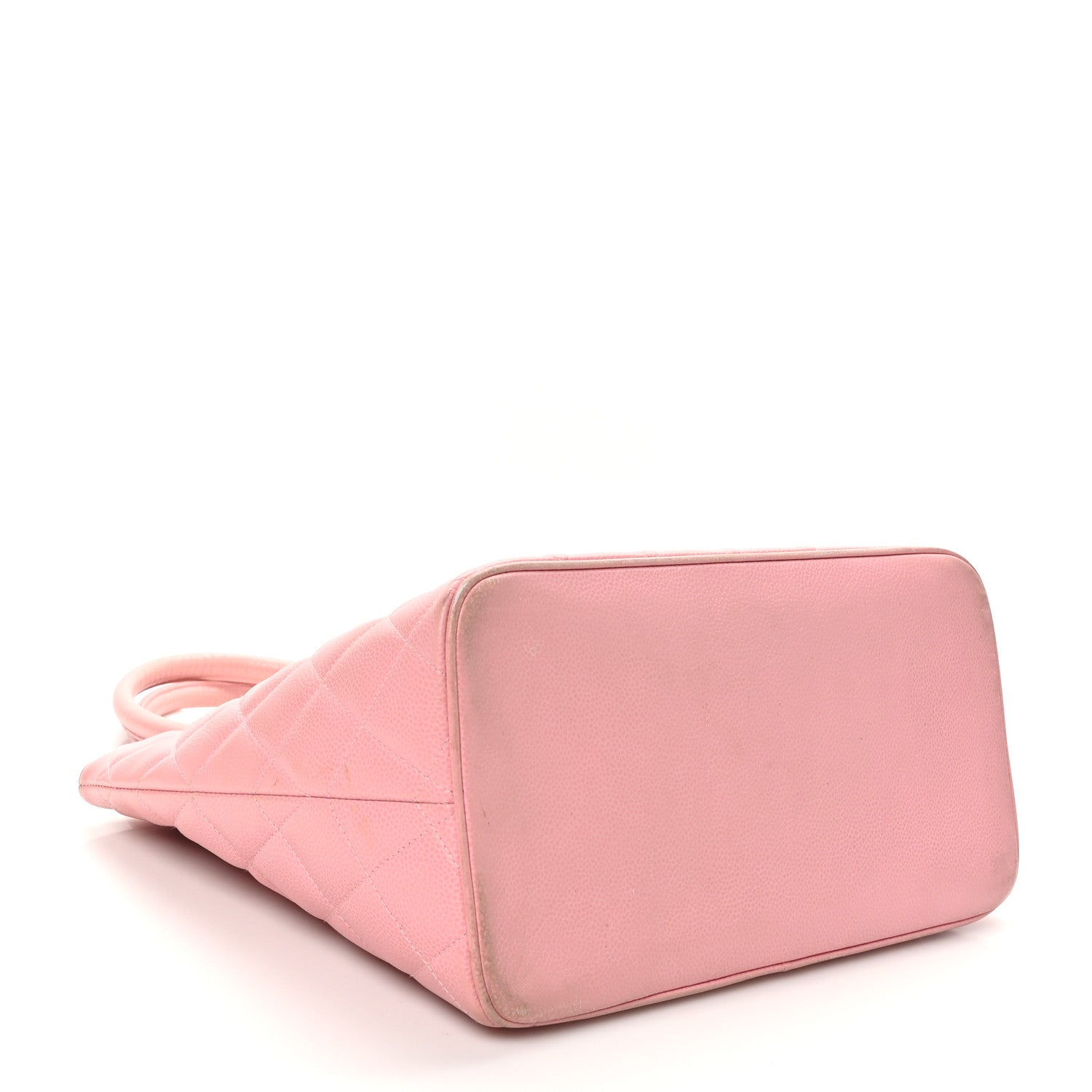 Caviar Quilted Medallion Tote Light Pink