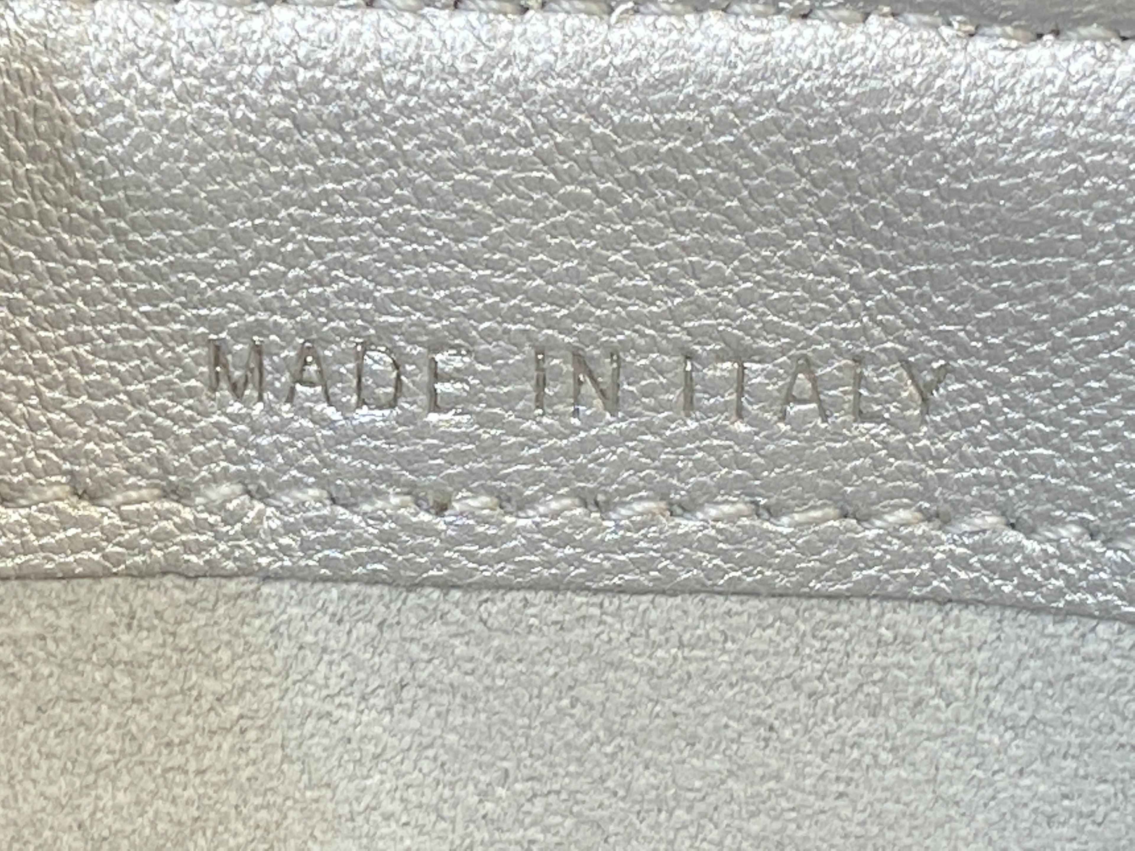 CHANEL Perforated Lambskin Quilted Mini Phone Holder Clutch Silver - Last Call
