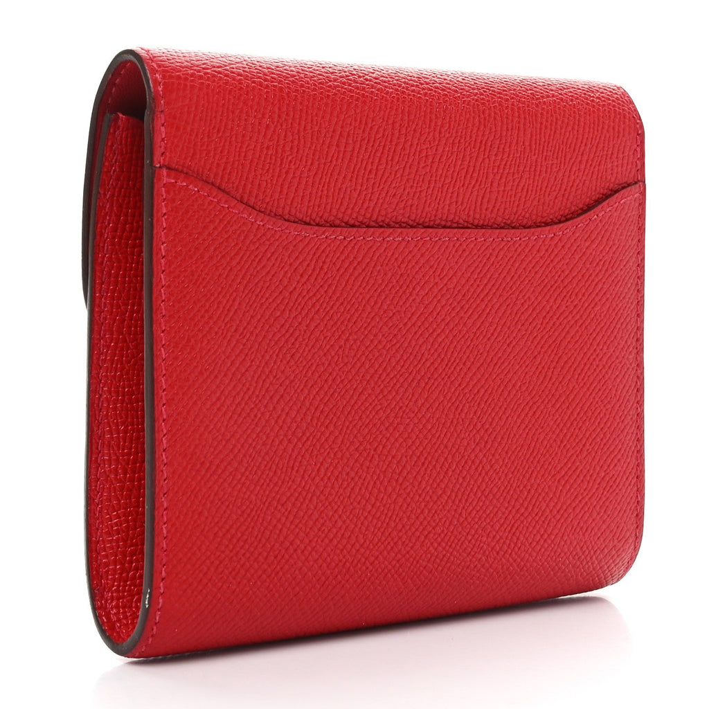 Epsom Constance Compact Passant Wallet Rouge Casaque
