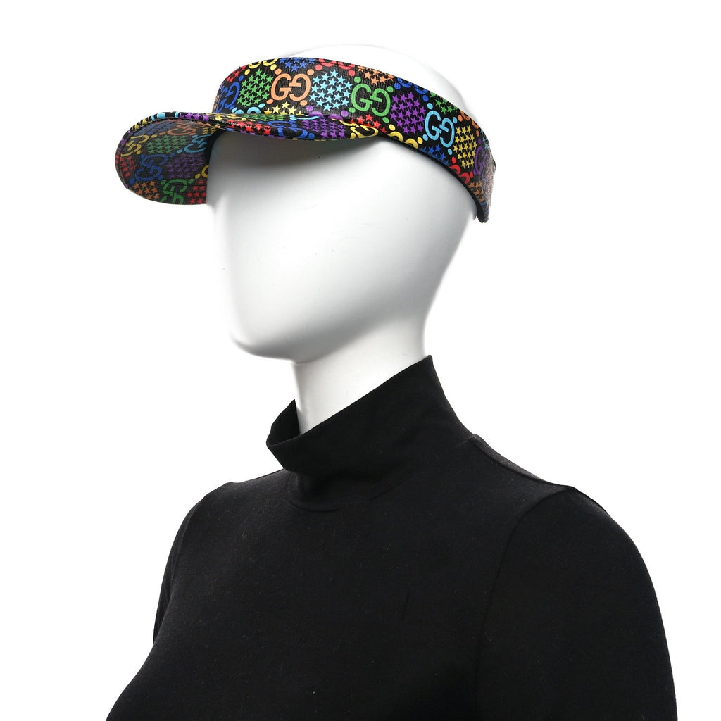 GG Supreme Monogram Psychedelic Izzy Visor M Black Multicolor