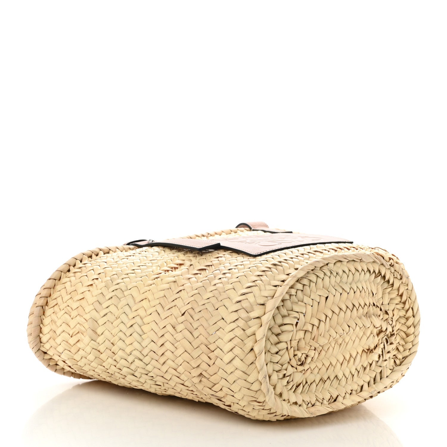 Raffia Basket Tote Bag Natural Tan