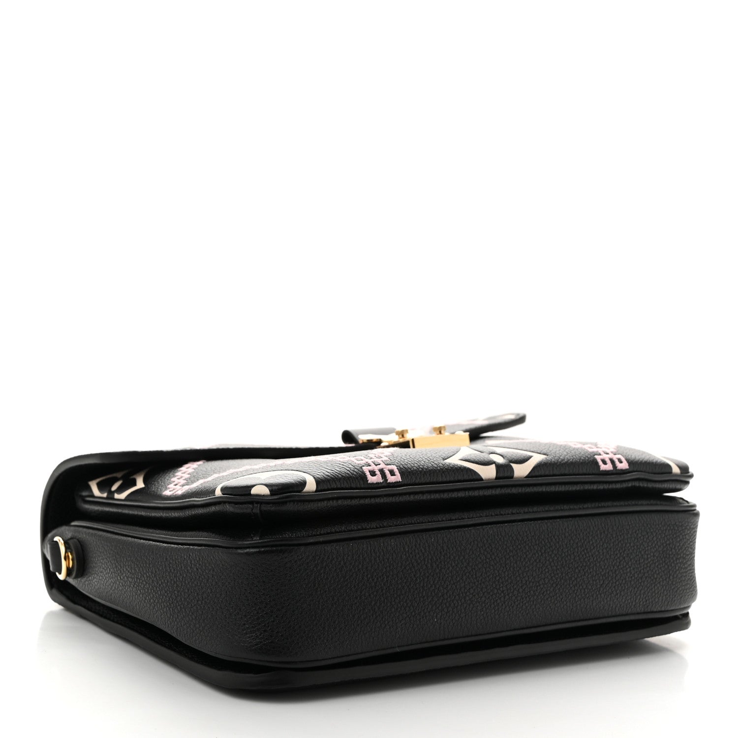 Empreinte Monogram Giant Broderies Pochette Metis Black