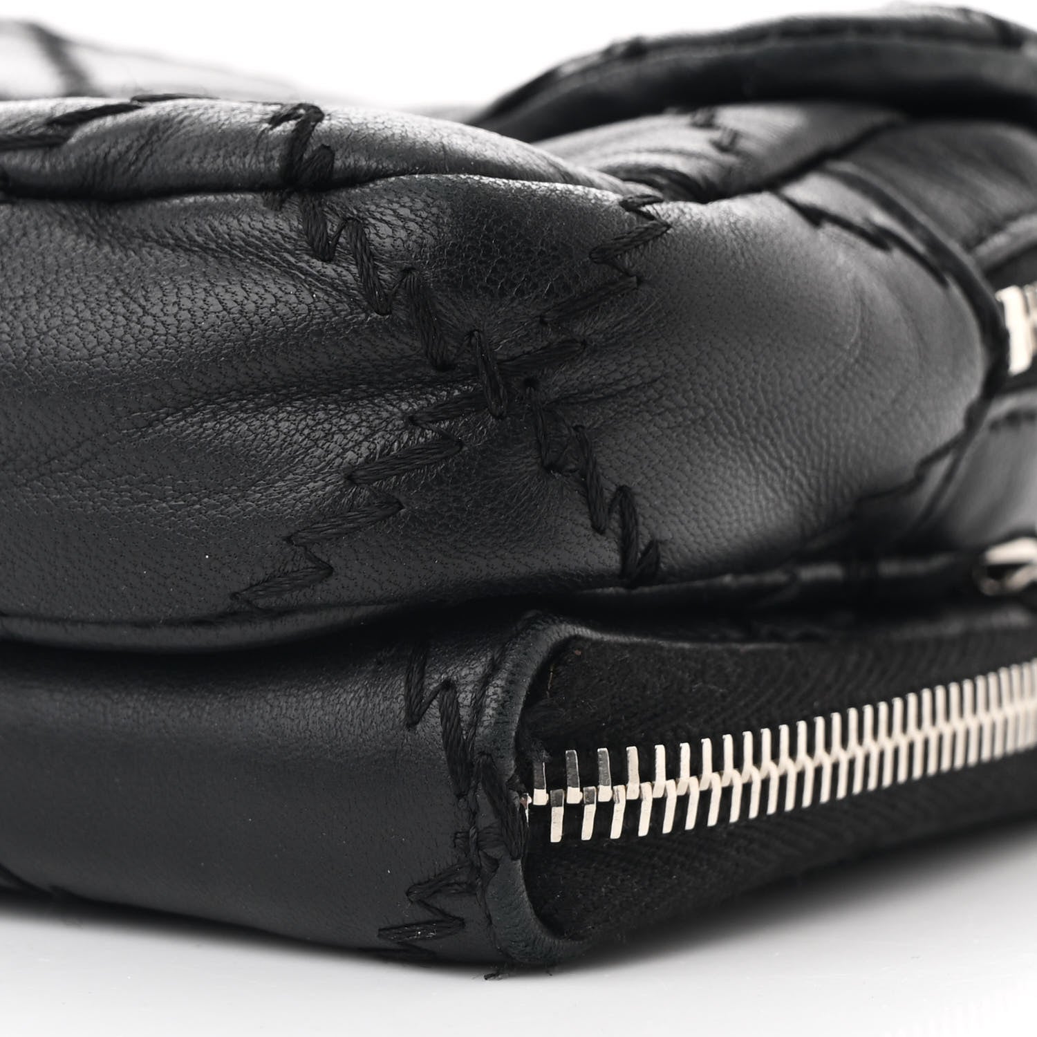 Lambskin Stitched New Mini Flap Black