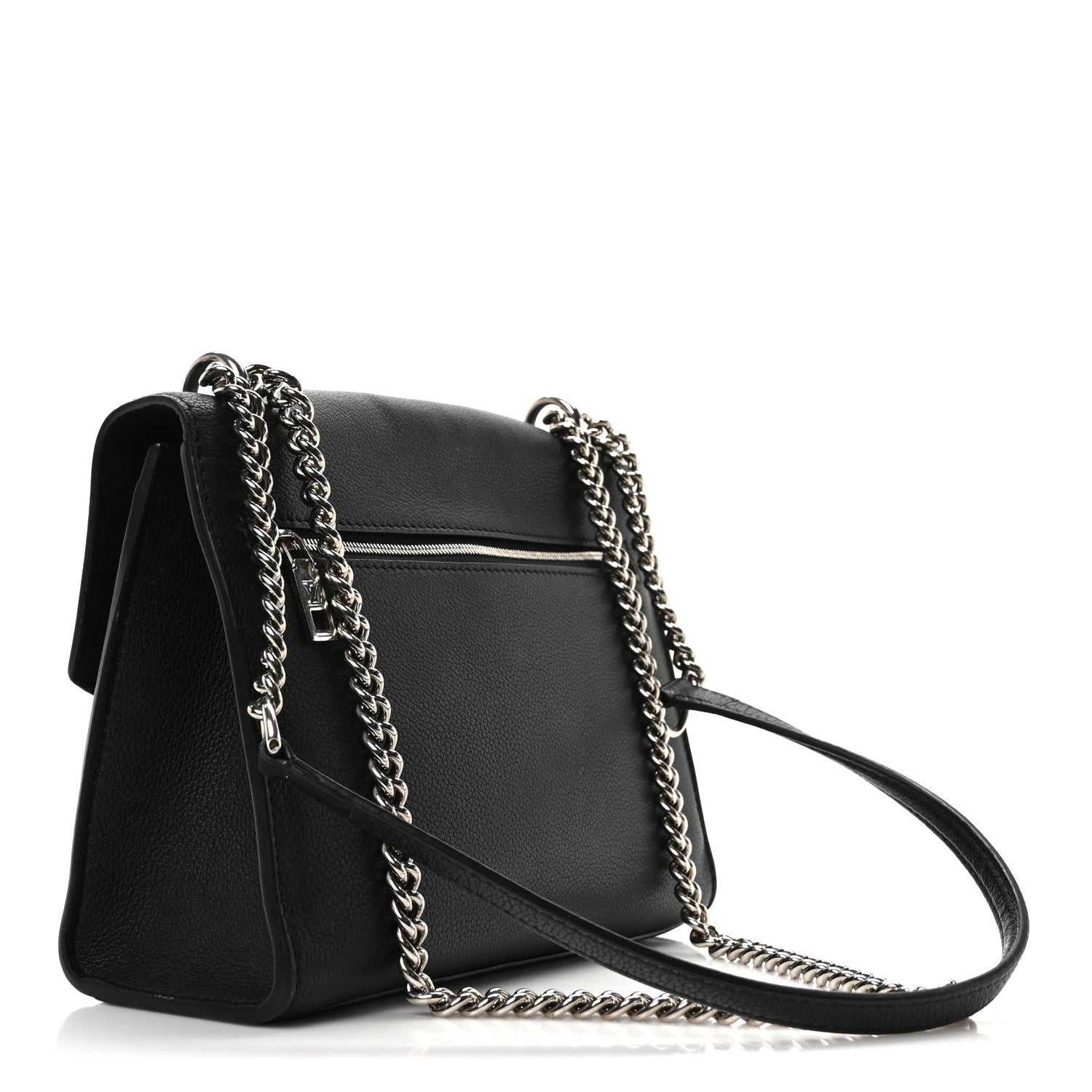 Soft Calfskin Mylockme Chain Bag BB Black
