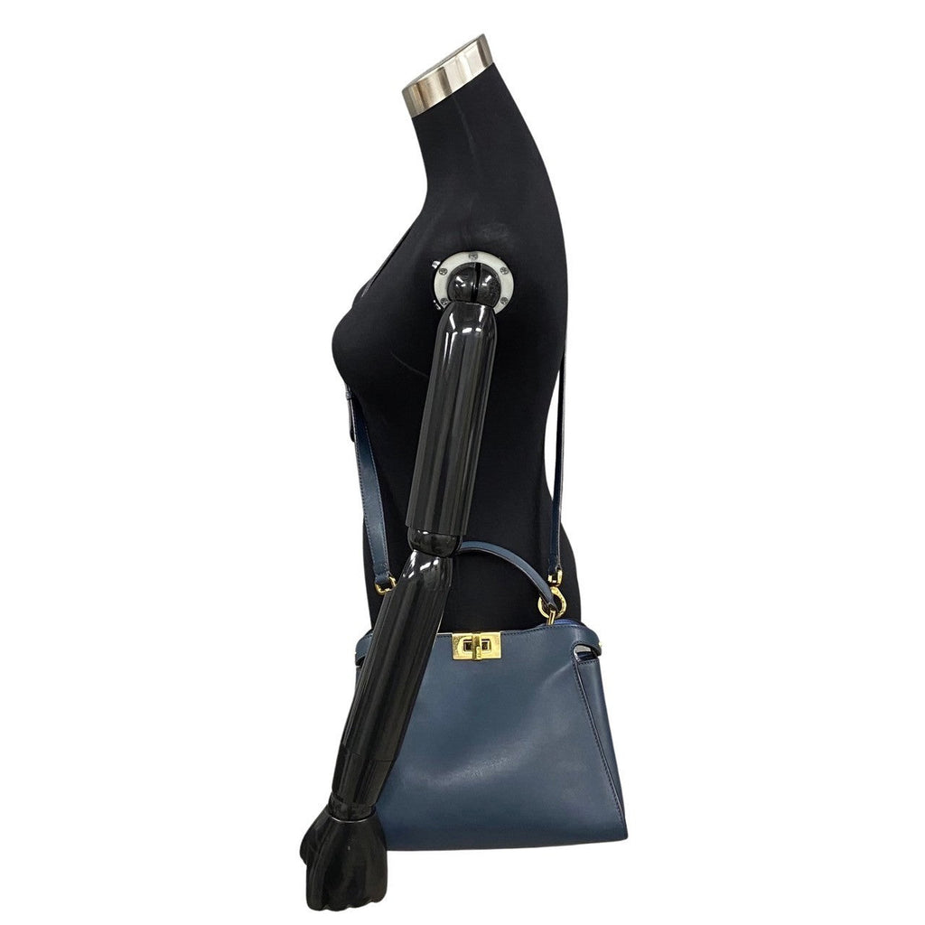 Fendi Peekaboo Iconic Essential Leather 2way Handbag