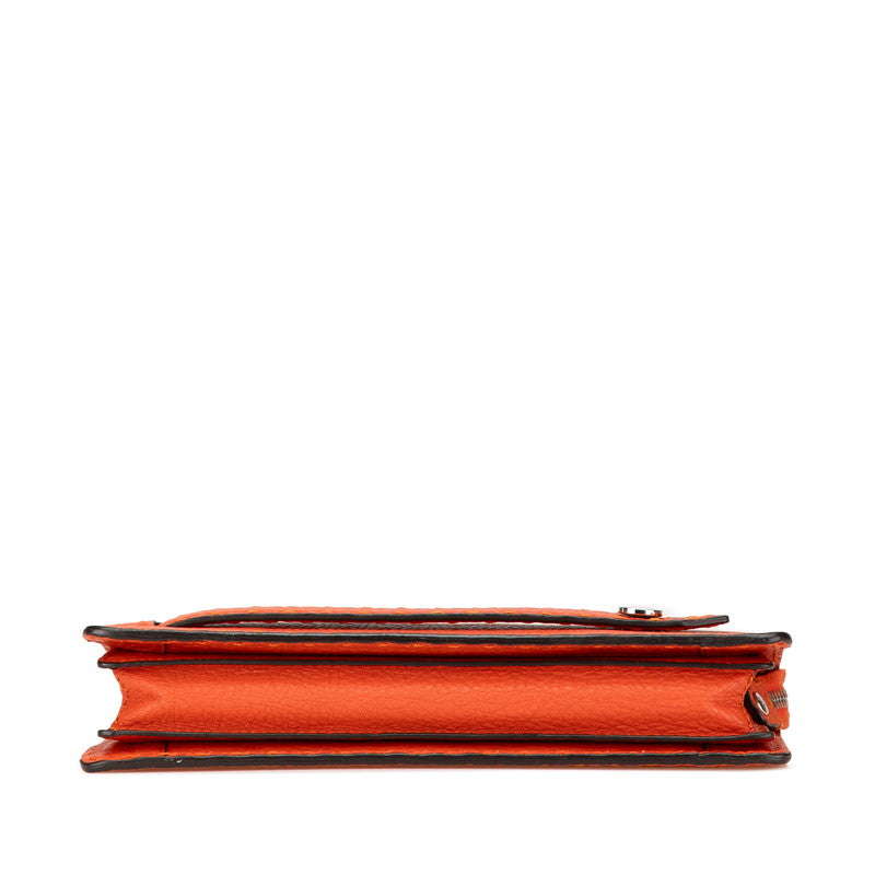 Fendi Selleria Leather Clutch Bag
