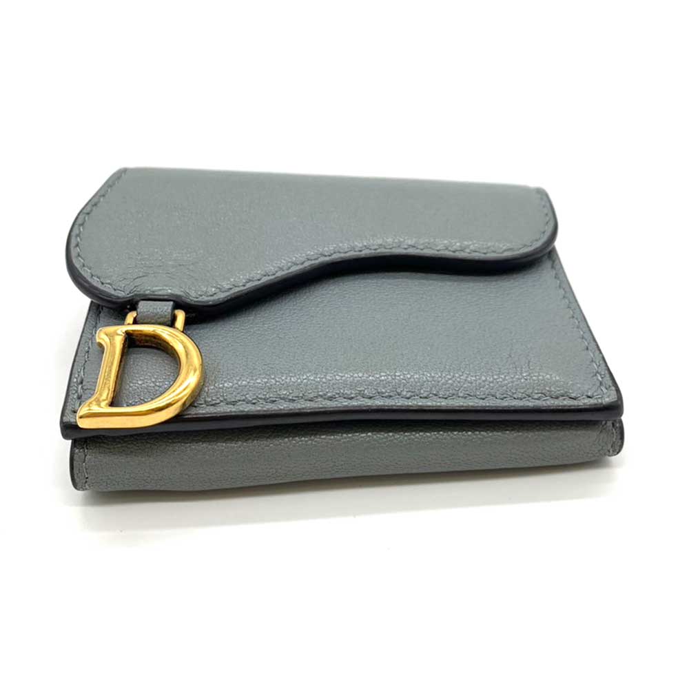 Dior Leather Saddle Compact Wallet