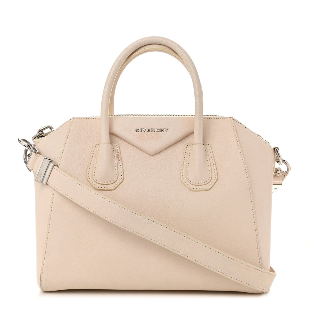 Sugar Goatskin Small Antigona Off White