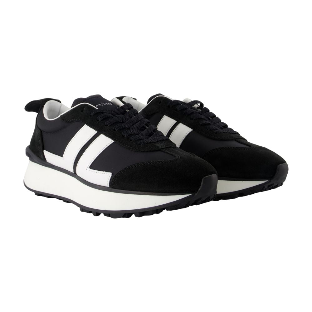 Women's Bumpr Sneakers - Lanvin - Leather - Black