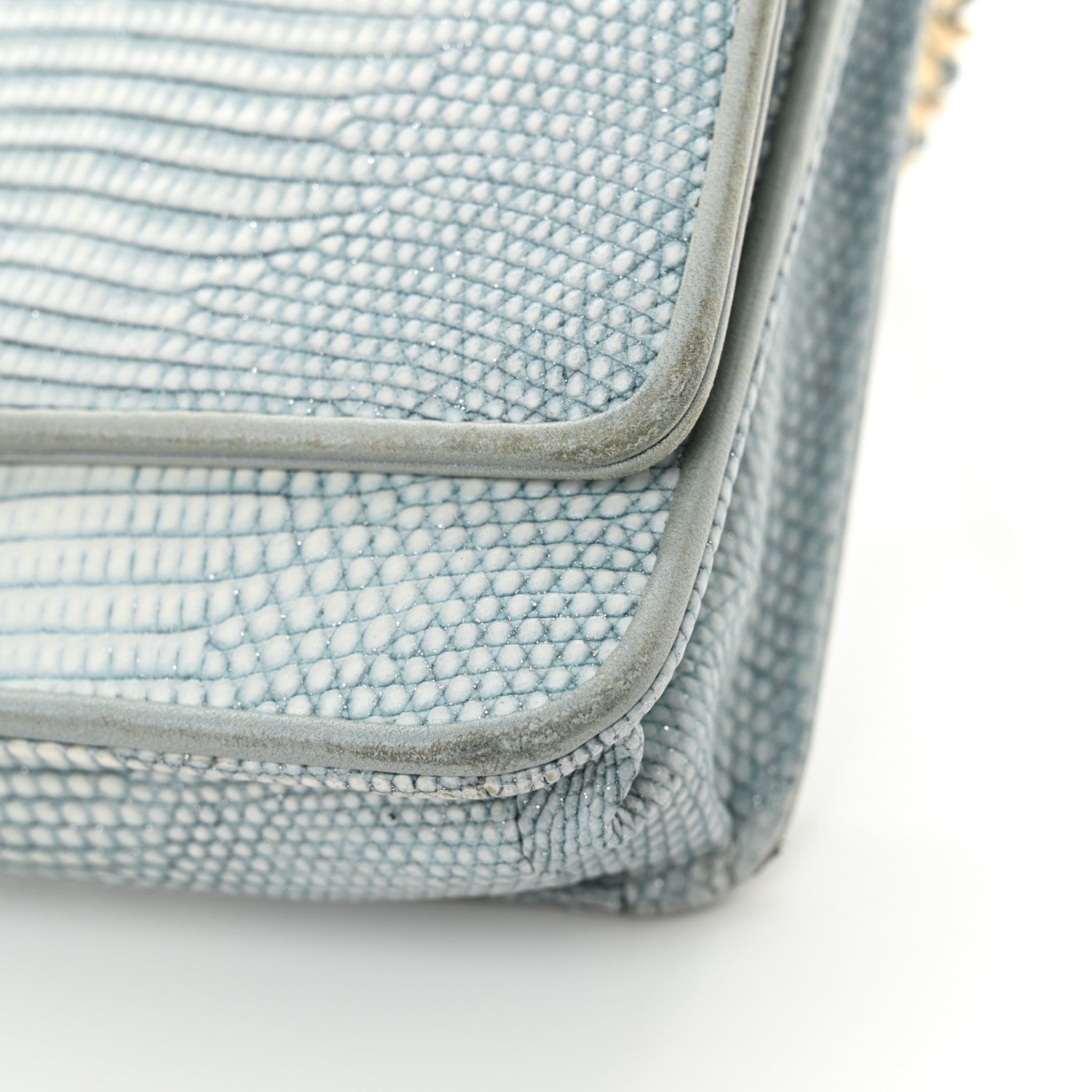 Lizard Wallet on Chain WOC Light Grey