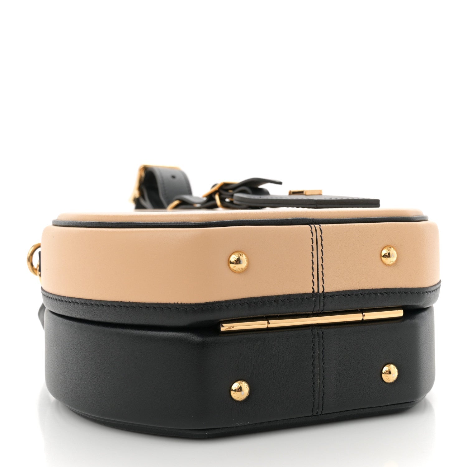 Calfskin Petite Boite Chapeau Black Beige
