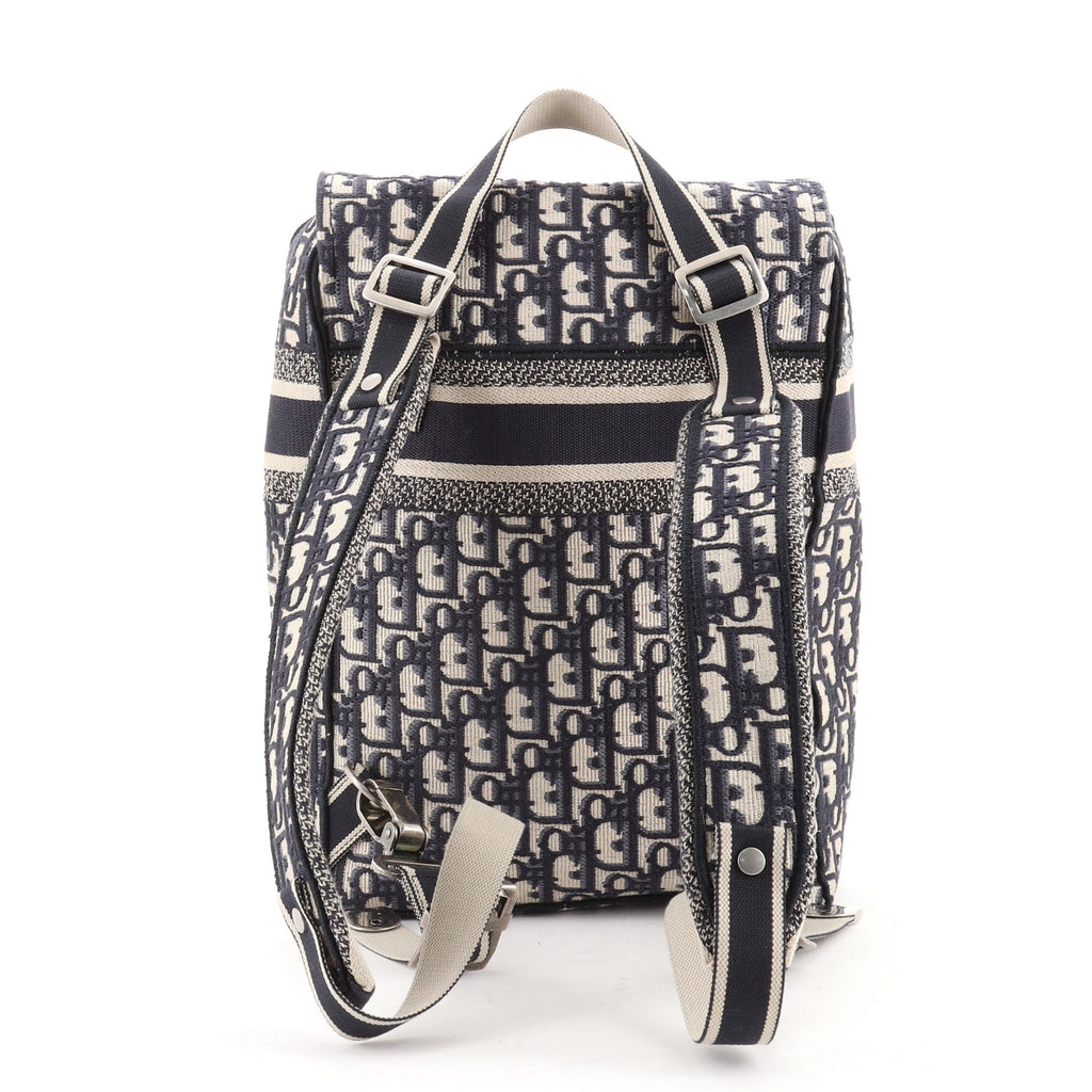 Flap Backpack Oblique Canvas Mini