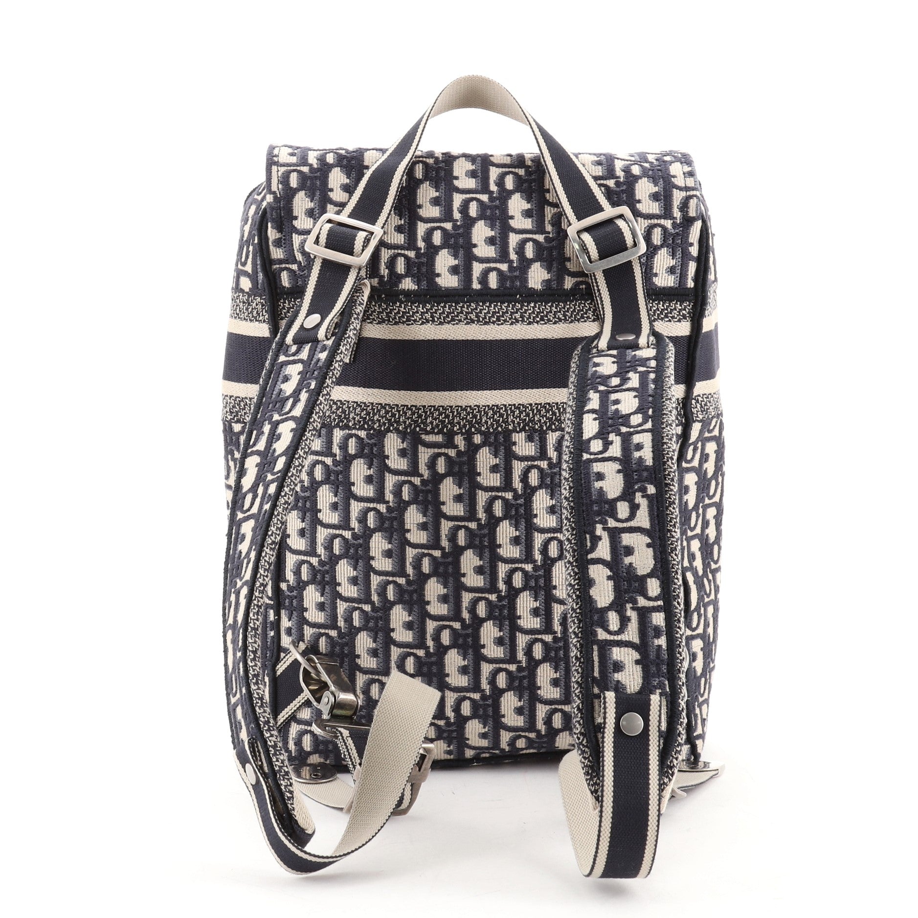 Flap Backpack Oblique Canvas Mini