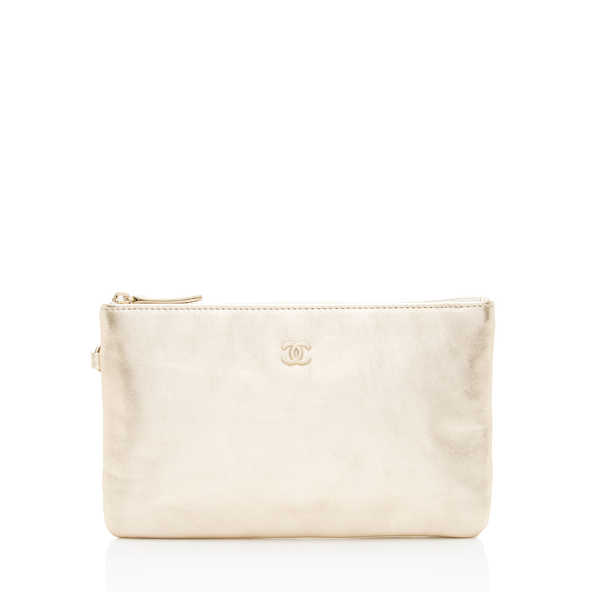 O Case Clutch Quilted Lambskin Small