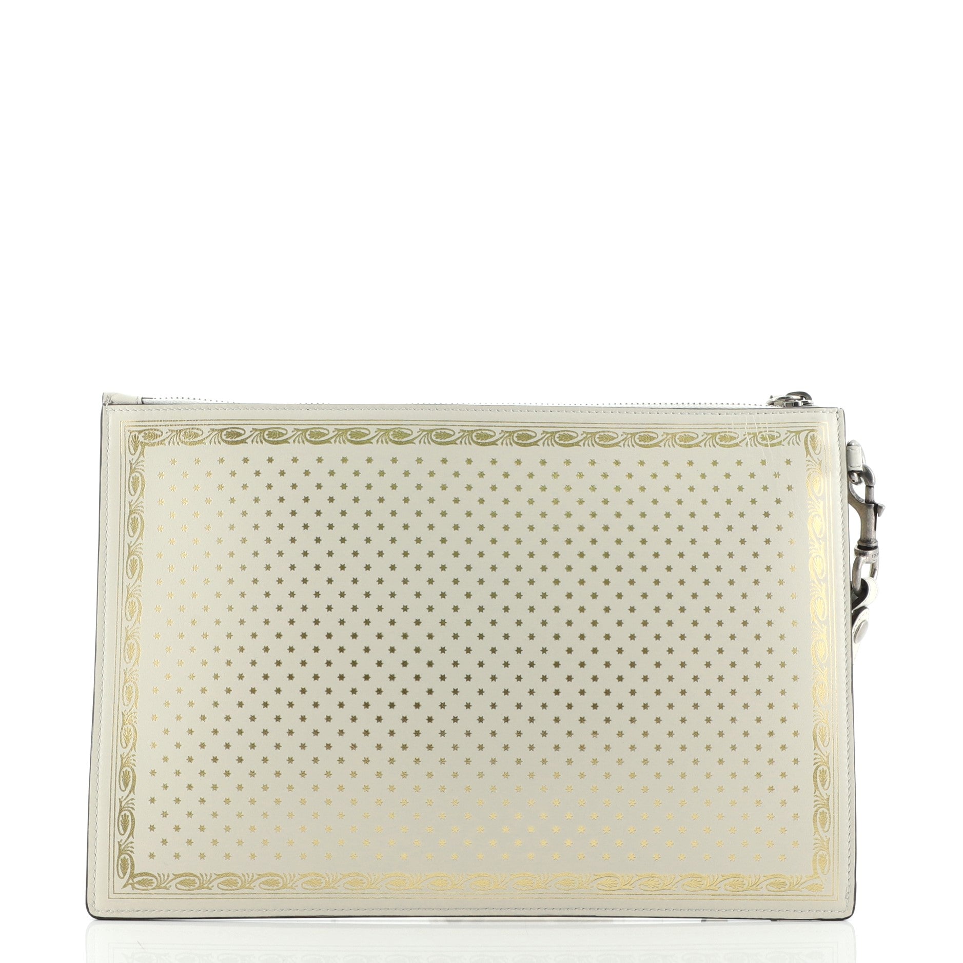 Wristlet Clutch Limited Edition Printed Leather